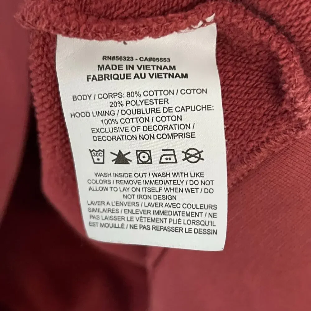 Nike Sportswear Women’s Hoodie Large Pink Mauve Pullover Fleece Kangaroo‎ Pocket